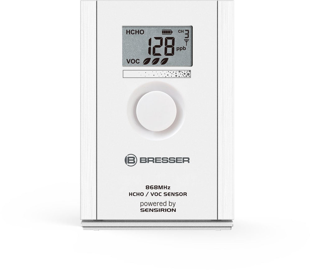 Bresser weerstation - hcho + voc-sensor - luchtkwaliteitsmeter - voor weerstation 7003700 en 7003240 - wit