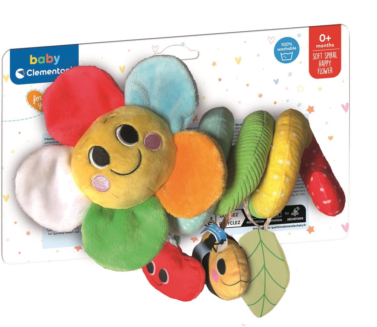 Clementoni - baby magic garden stroller spiral - kinderwagen speelgoed - buggy spiraal - vanaf 0 maanden