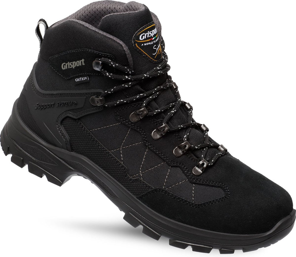 Grisport scout mid unisex wandelschoenen - black