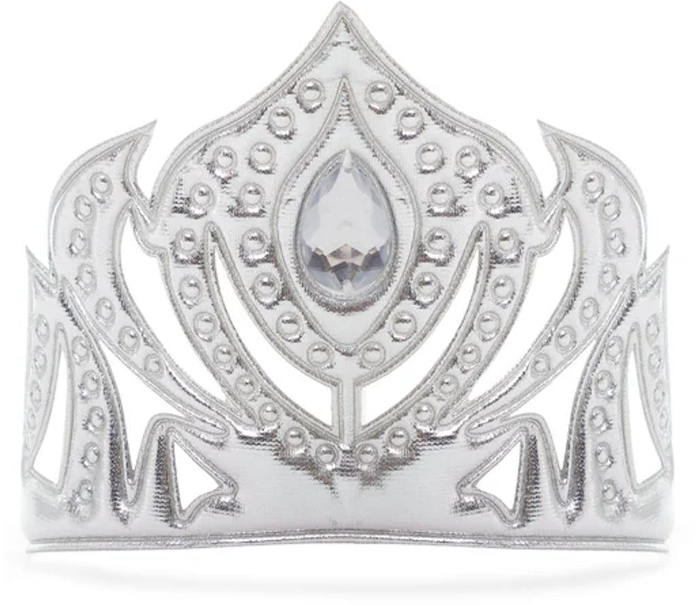 Little adventures - ice princess kroon – zachte kinderkroon – zilver