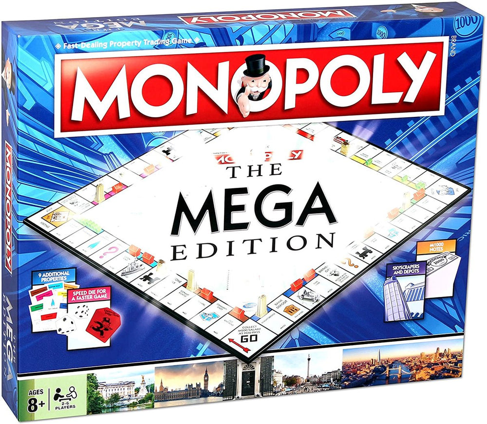 Monopoly mega editie - ultra uitgebreide editie - met wolkenkrabbers