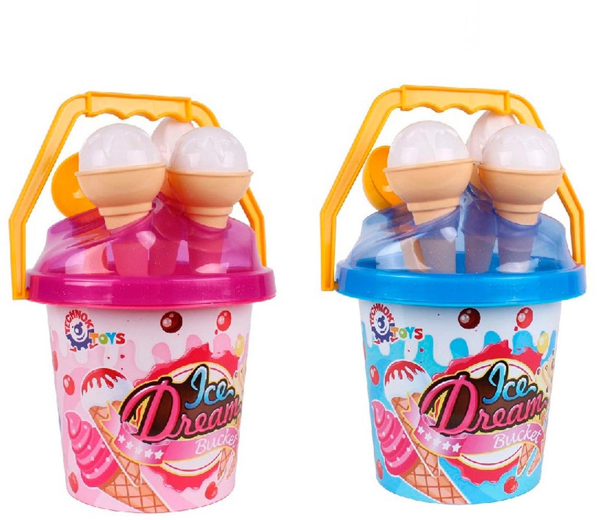 Sun fun bucket set ice cream, 9 pcs