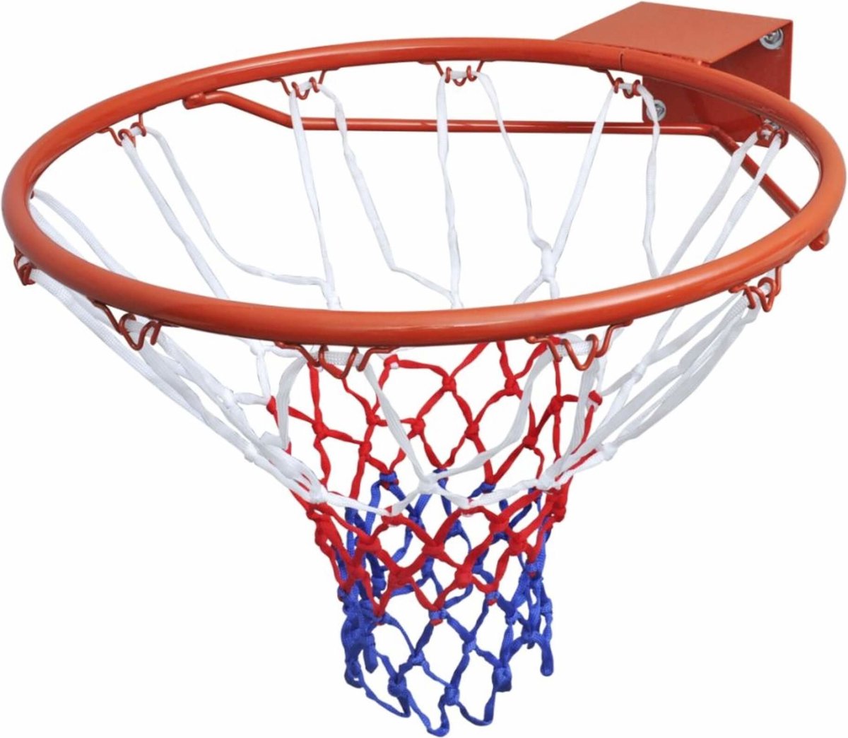 Dunlop basketbalring - metaal - inclusief net en bevestigingsmateriaal - ø ring circa 45 cm