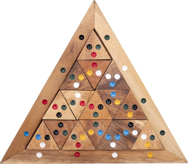 Longfield trimatch – houten denkspel – logisch puzzelspel – kleuren combinatie spel – educatief strategiespel – engelhart