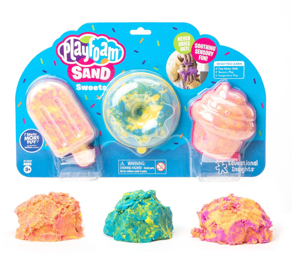 Learning resources playfoam® zand - snoepgoed set - 3+