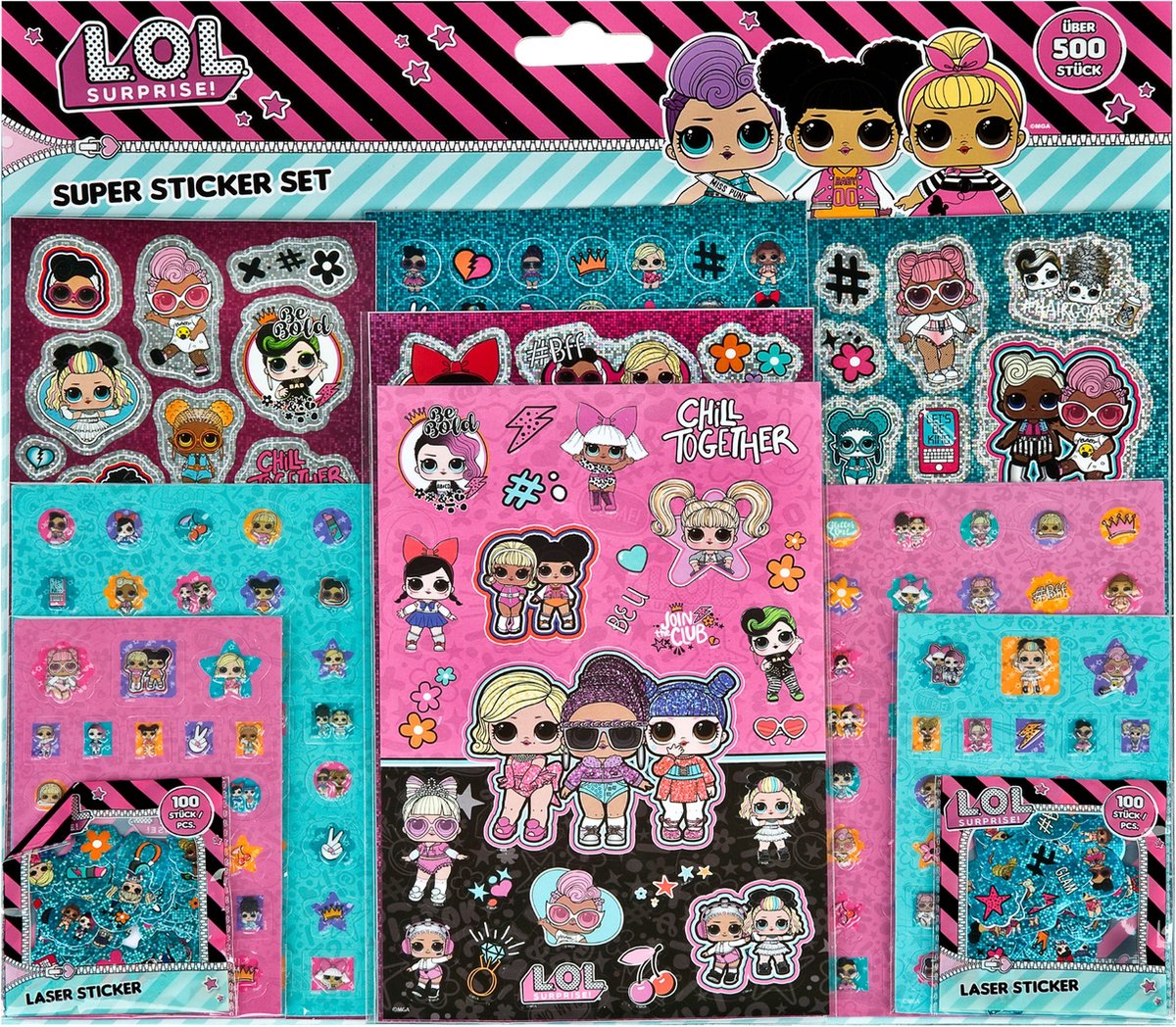 LOL Verrassing! Super Stickerset, 500st.