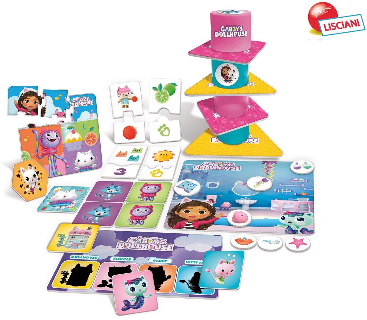 Lisciani gabby's dollhouse edugames