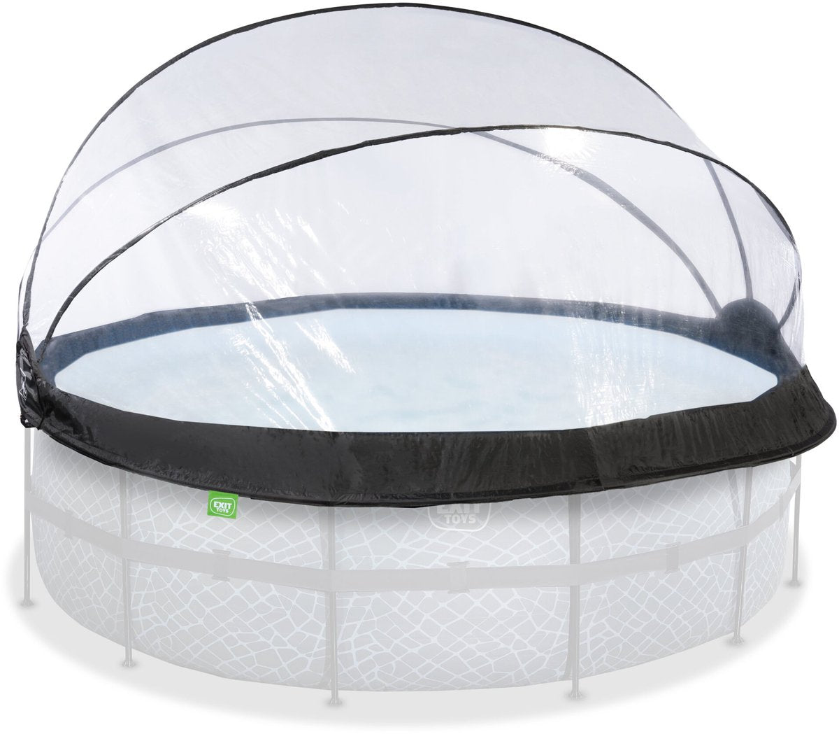 Exit toys exit zwembad overkapping eco ø427cm - zwembad dome - universeel - zwembad accessoire - weerbestendig