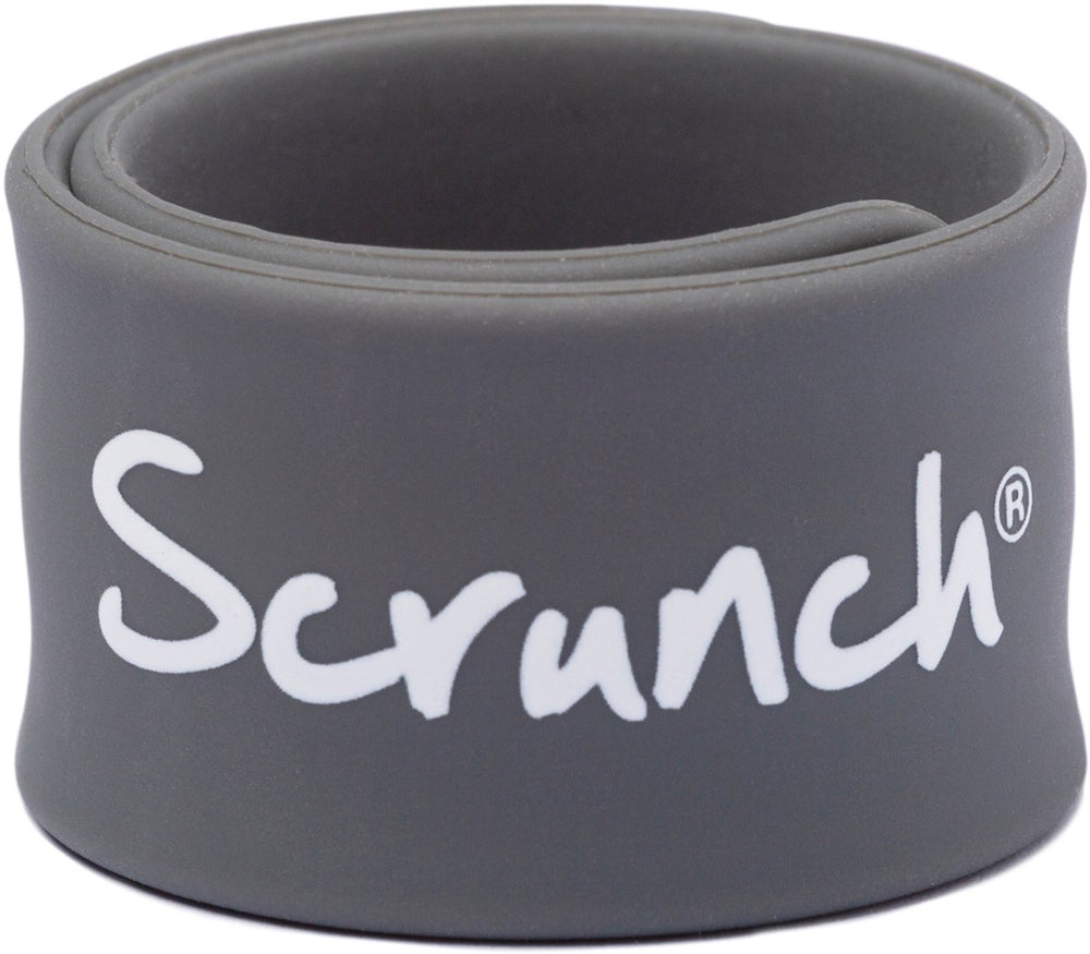Scrunch sos bandje kinderen - anthraciet grijs - opvouwbaar - recycleerbaar