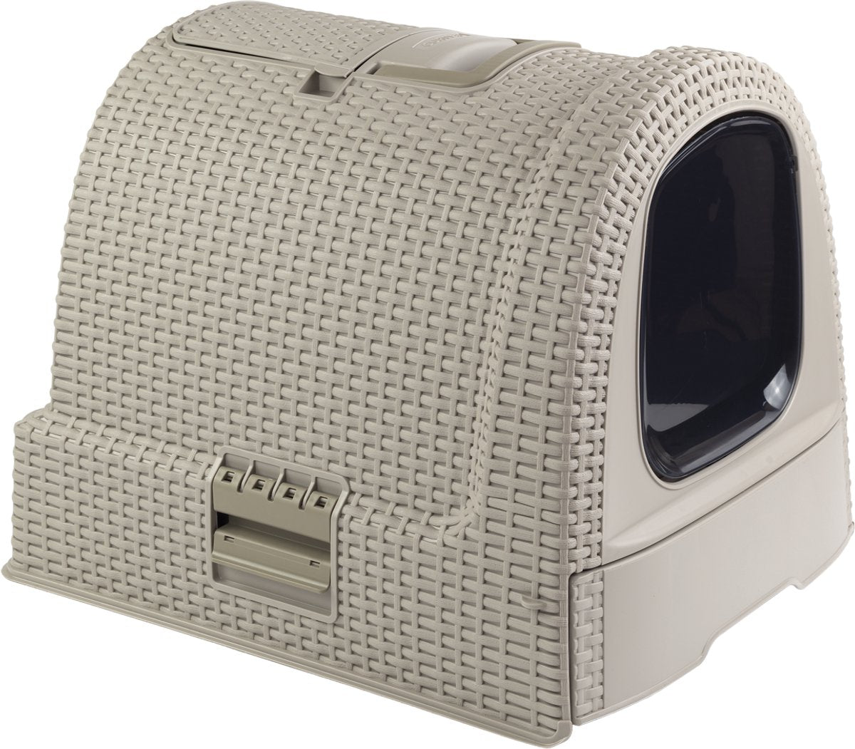 Curver kattenbak met lade - 51,5x38,5x40cm - warm grey