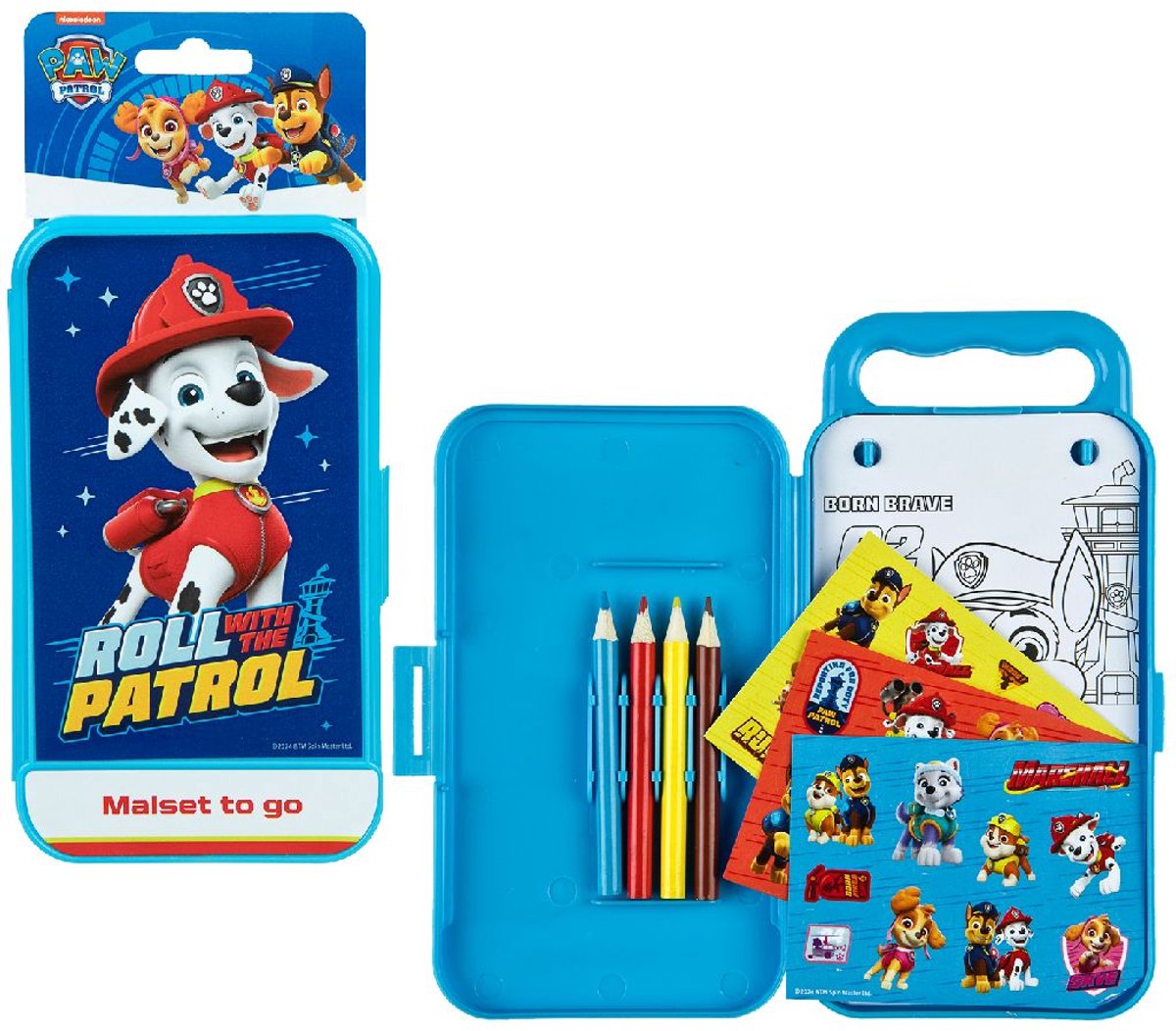 Undercover reis kleurset paw Patrol