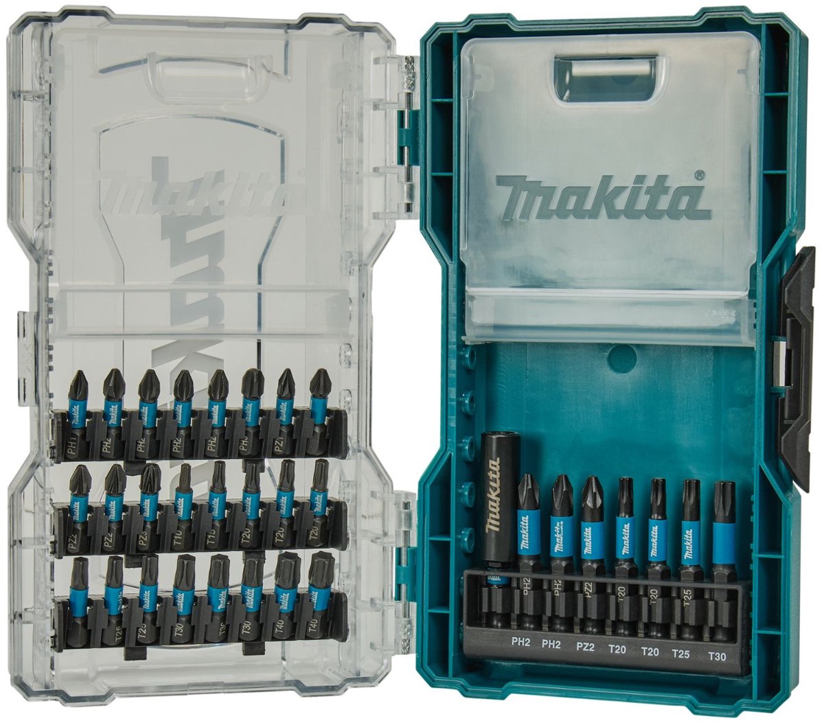 Makita schroefbitset 32-delig impblack