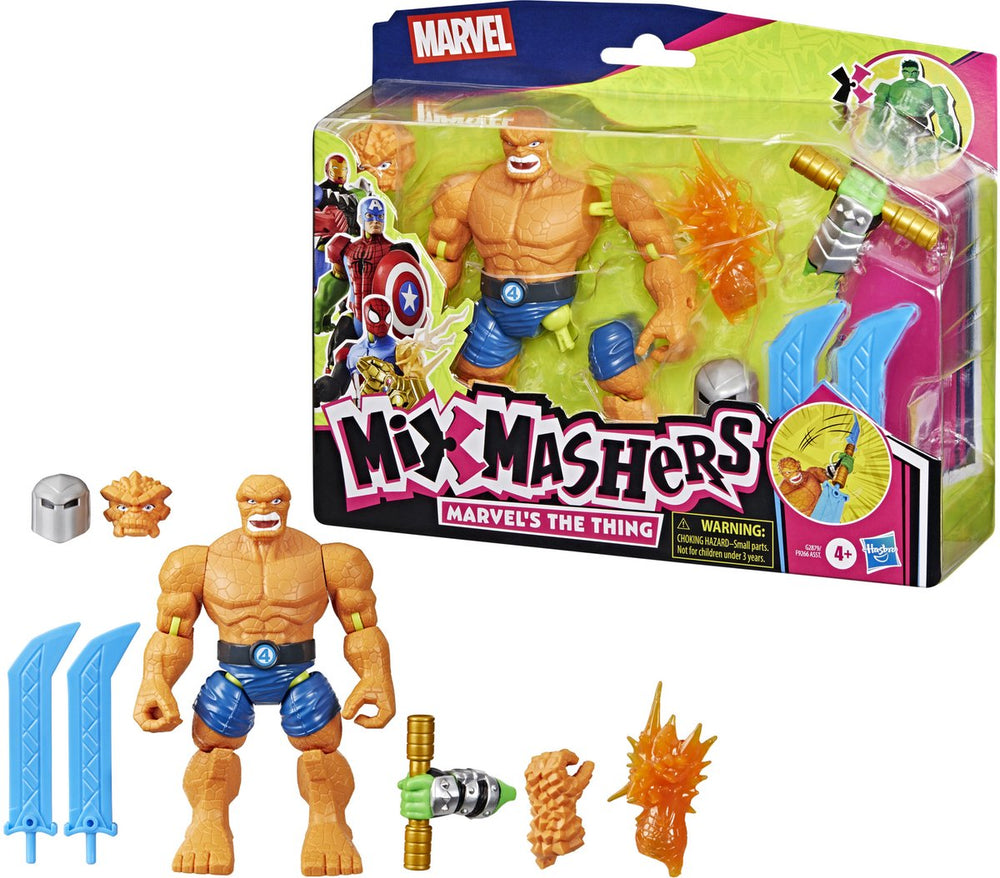 Hasbro marvel mixmashers the thing - actiefiguur