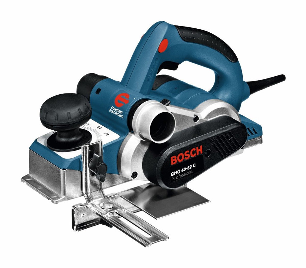 Bosch schaafmachine gho 40-82 c (extra mes, parallelgeleider, sponningdiepteaanslag, stofzak)