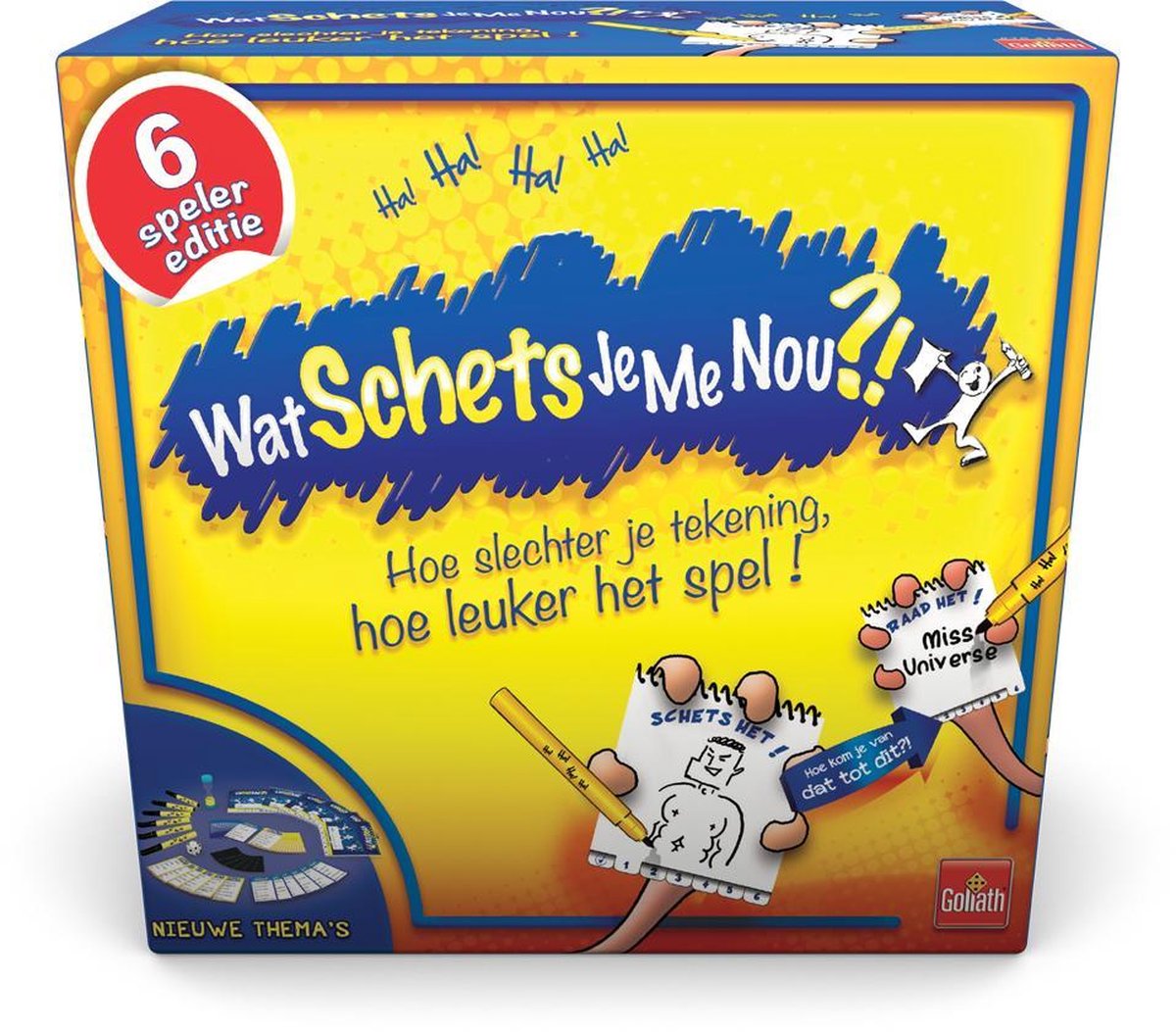 Goliath wat schets je me nou?! tekenspel
