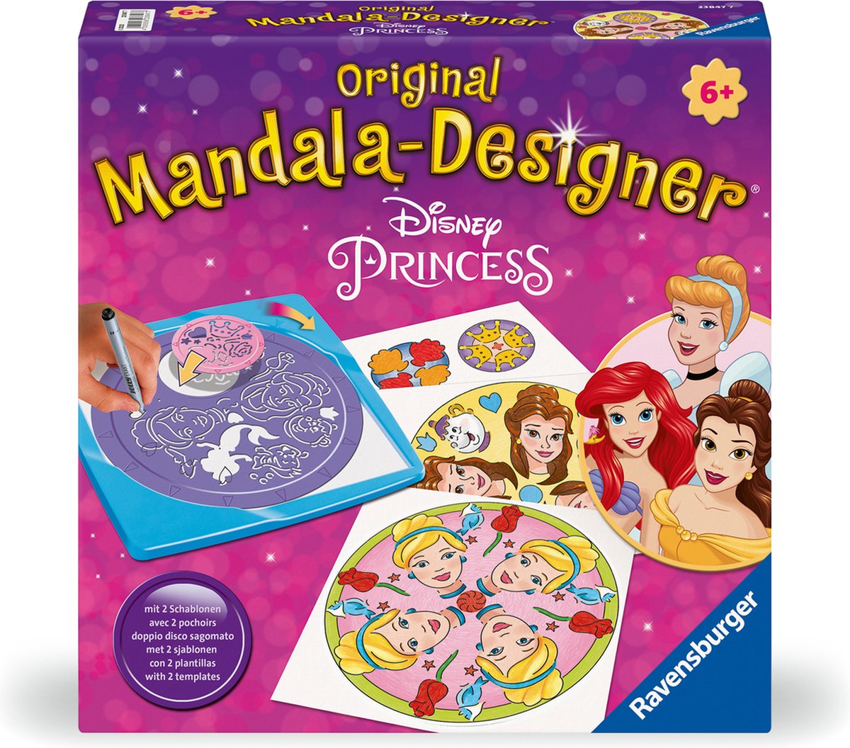 Ravensburger midi mandala-ontwerper disney prinses