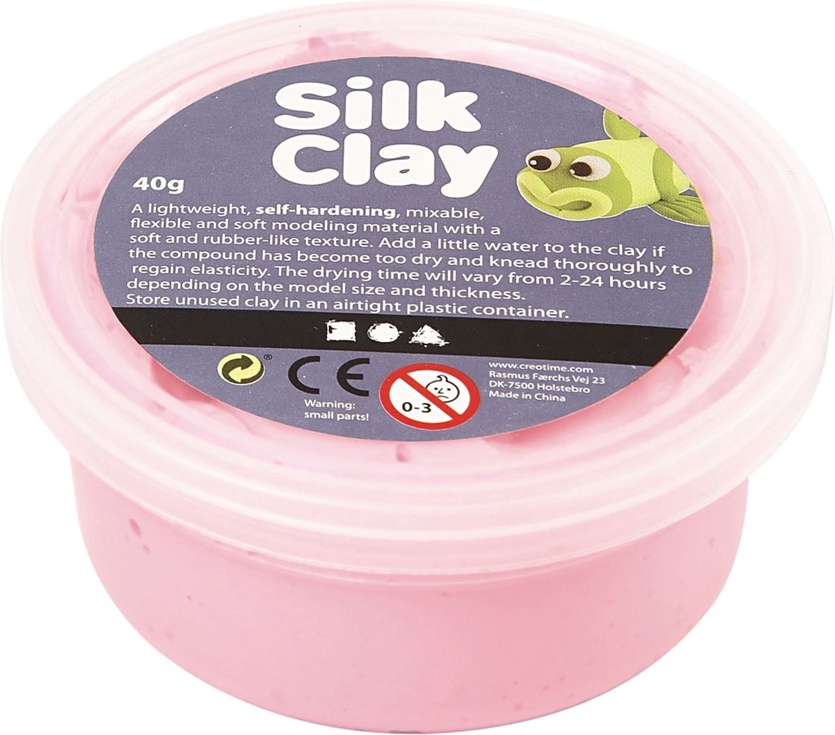 Silk clay pink 40gr