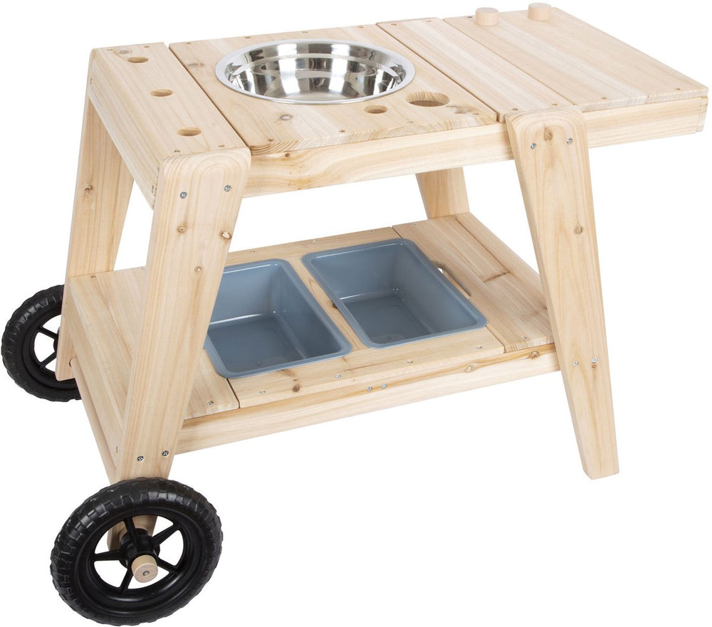 Small foot - wooden mud kitchen compact