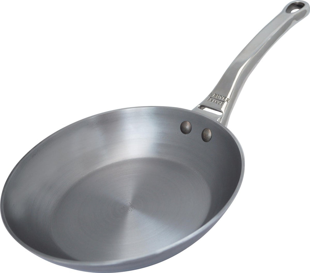 Debuyer de buyer mineral b pro koekenpan ø 28 cm – plaatstaal – pfas-vrij – geschikt voor inductie – made in france