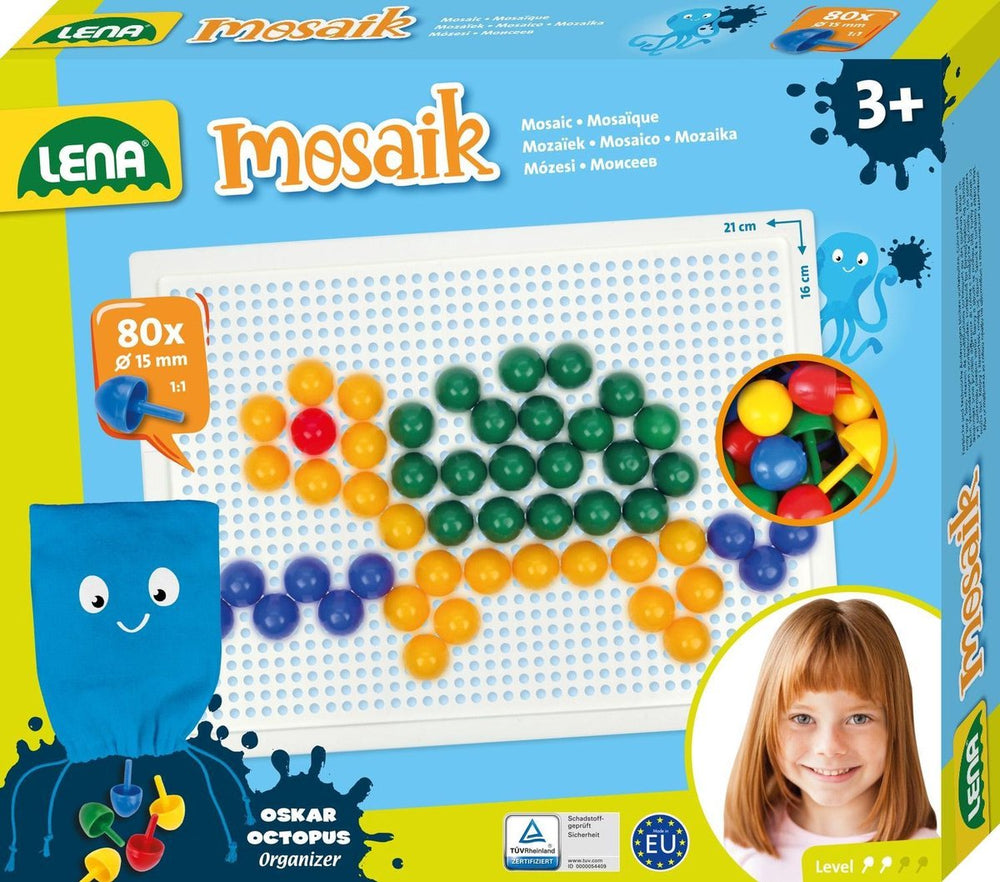 Lena mozaïek set kleur 80st 15mm