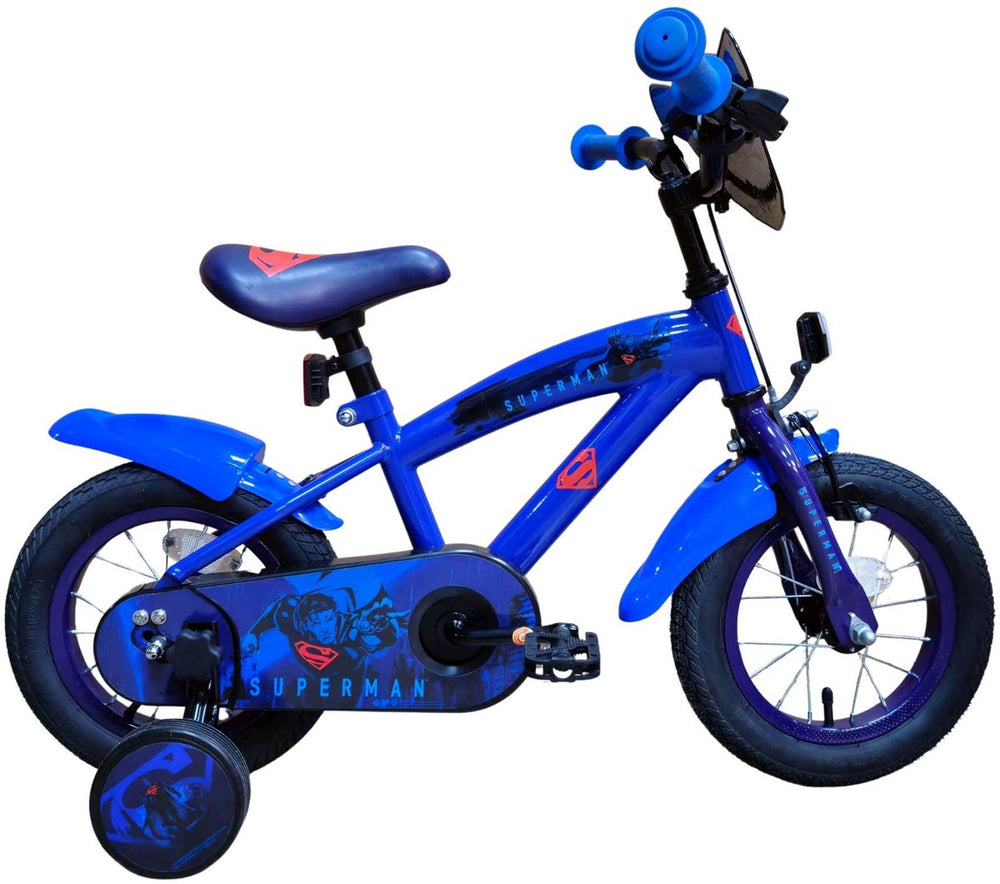 Volare superman kinderfiets - jongens - 12 inch - blauw