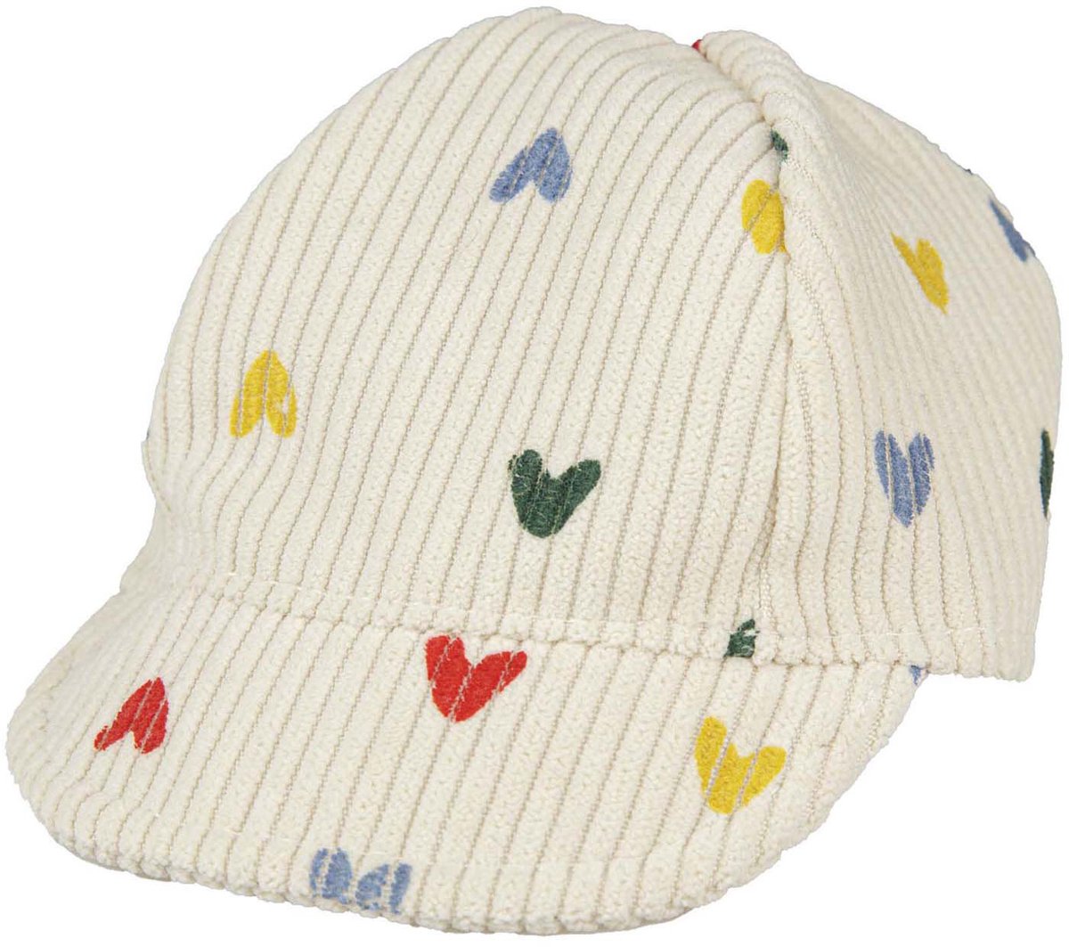 Heless poppenmuts hartjesconfetti 28-35 cm kleurrijk poppenaccessoire.