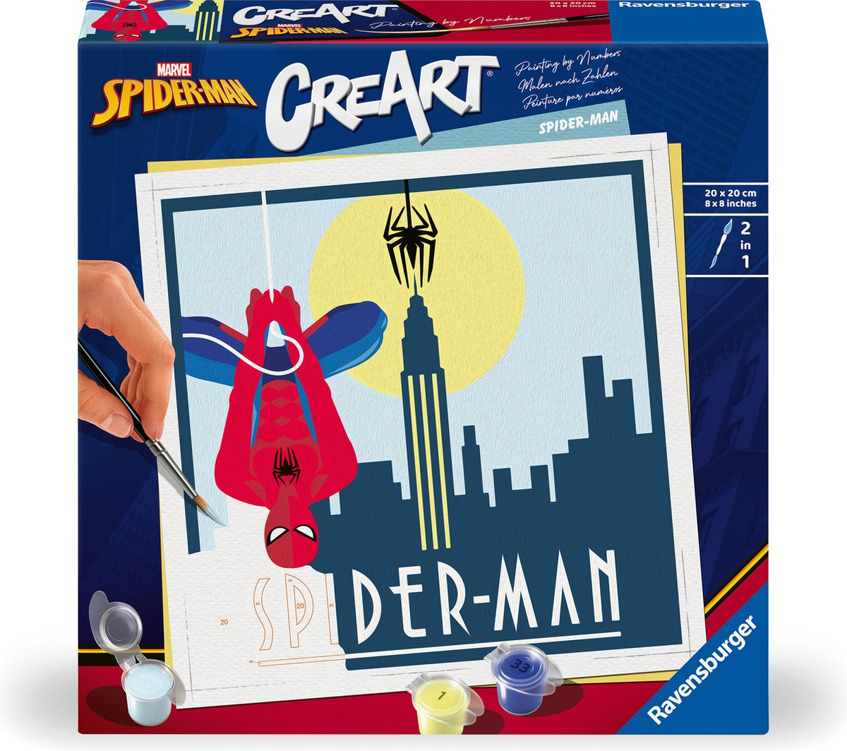 Ravensburger creart schilderen op nummer - wonder spiderman