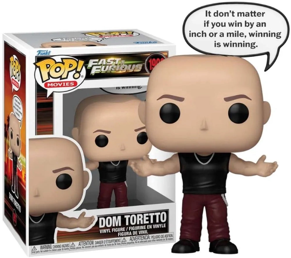 Funko fast furious dom toretto vinylfiguur 1993 unisex pop! - neutraal - standard