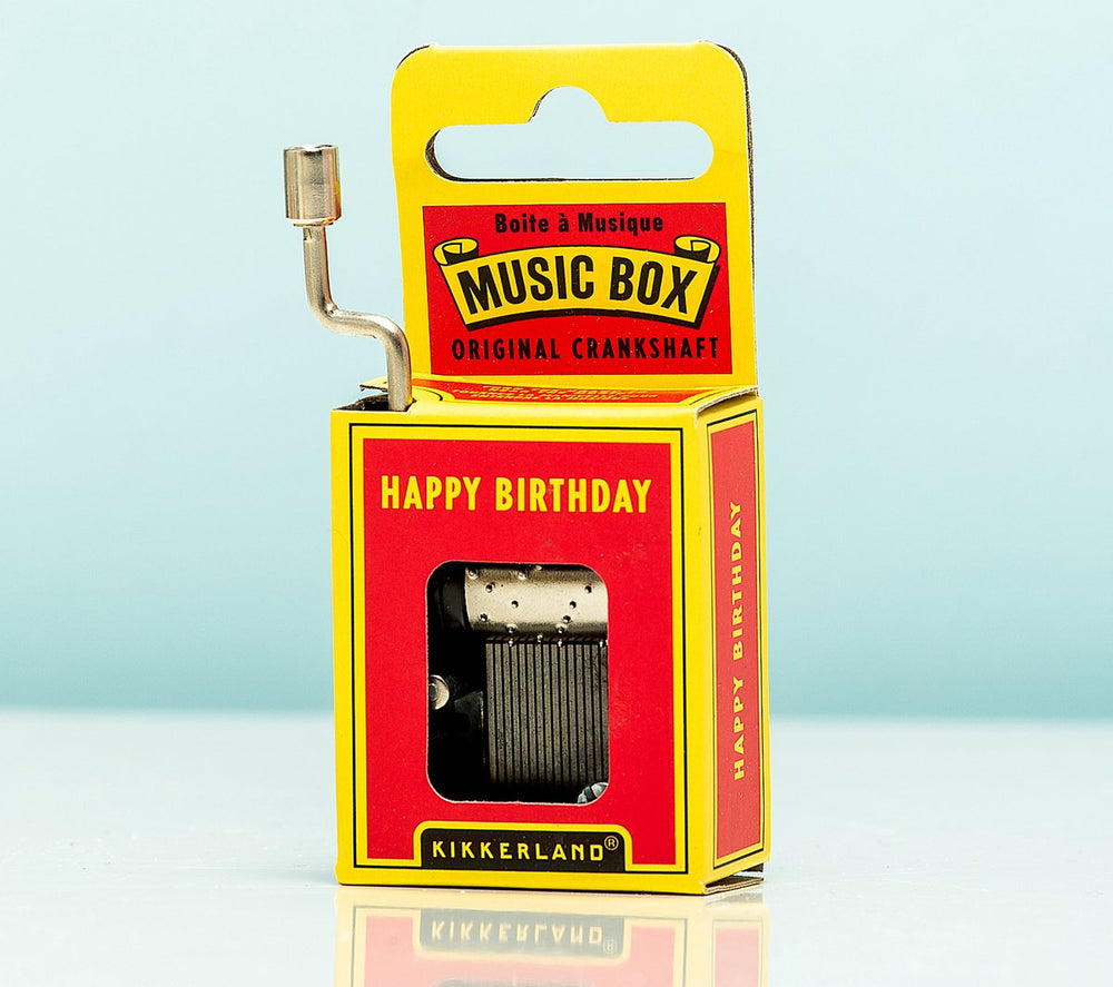 Kikkerland - nostalgisch muziekdoosje - happy birthday