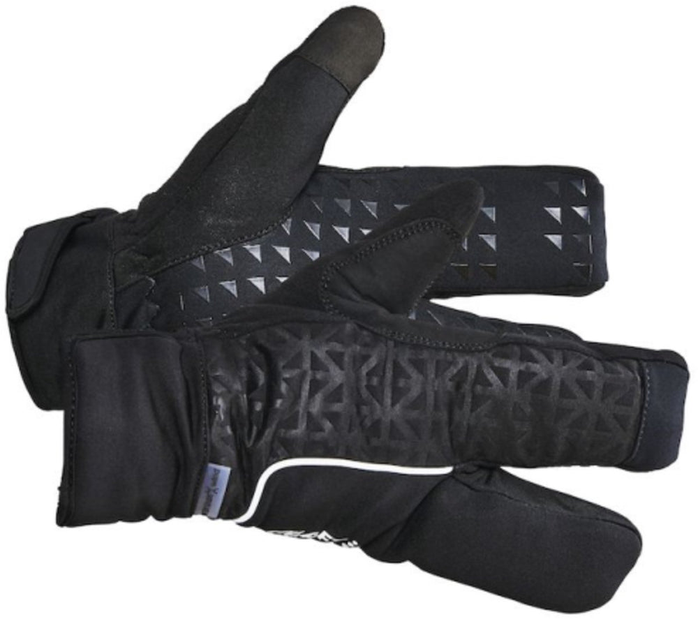 Craft siberian 2.0 splitfinger glove - black, m