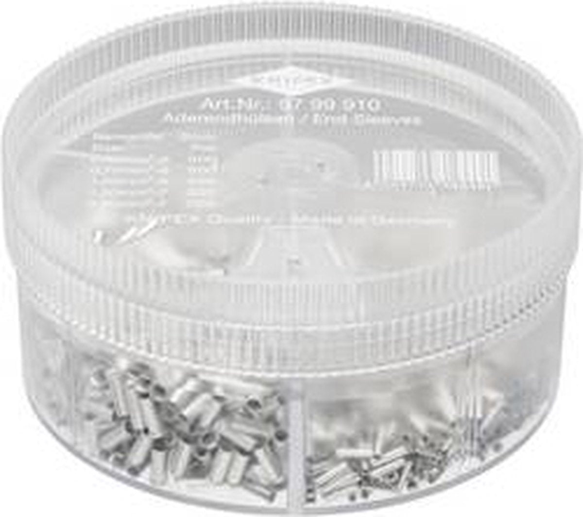 Knipex 97 99 910 assortiment adereindhulzen 0.5 mm², 0.75 mm², 1 mm², 1.5 mm², 2.5 mm² ongeïsoleerd 1900 stuk(s)
