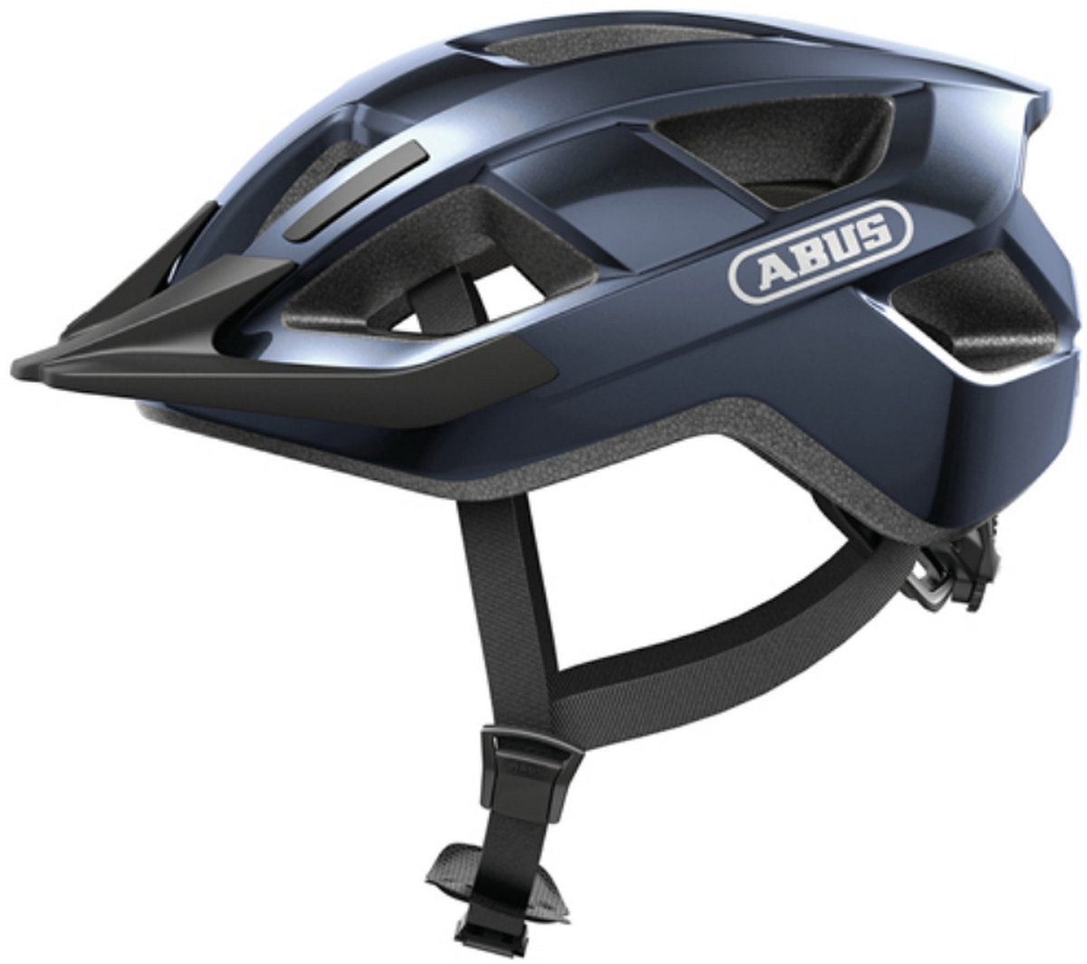 Abus fietshelm aduro 3.0 led midnight blue m - 52-58 cm - blauw - geschikt voor gebruik op elektrische fietsen - stadsfietsen - 315 g