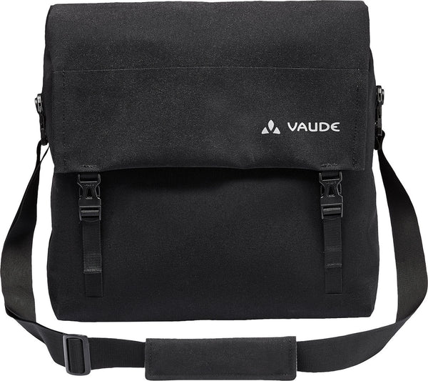 Vaude fietstas schoudertas met laptopvak augsburg iv bike bag black zwart