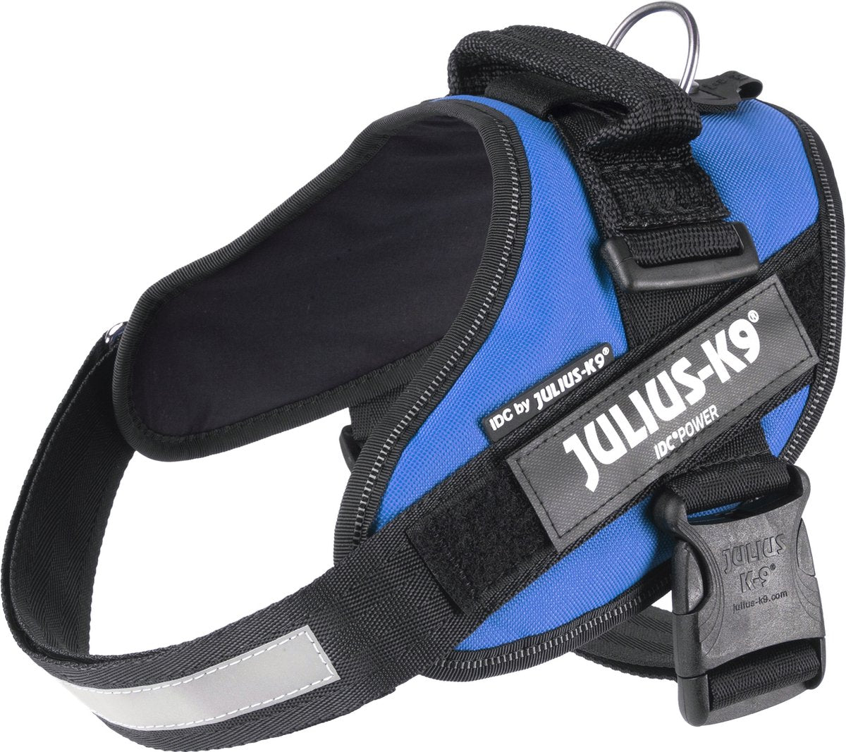 Julius k9 powerharnastuig voor labels blauw
