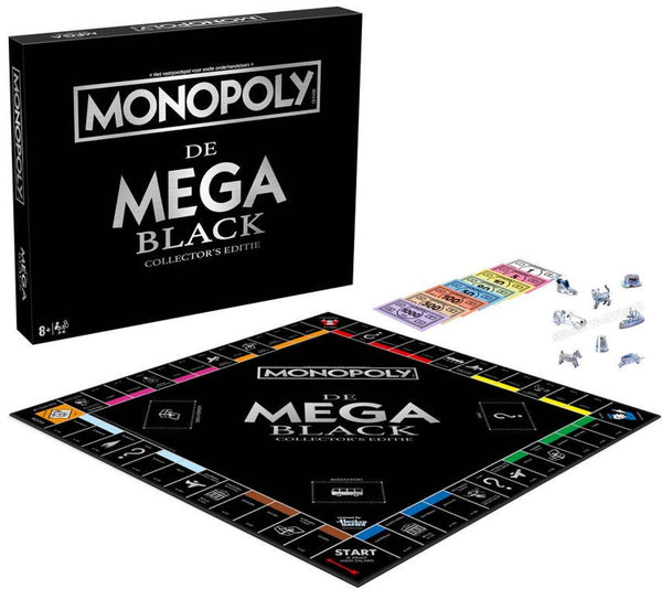Asmodee monopoly mega black collector's editie bordspel nederland.