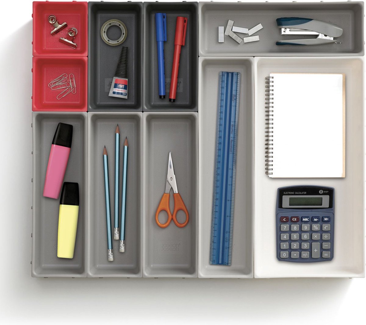 Joseph joseph blox lade organizer set - ladebak - bestekbak – 10-delig klikbaar – modulair antislip