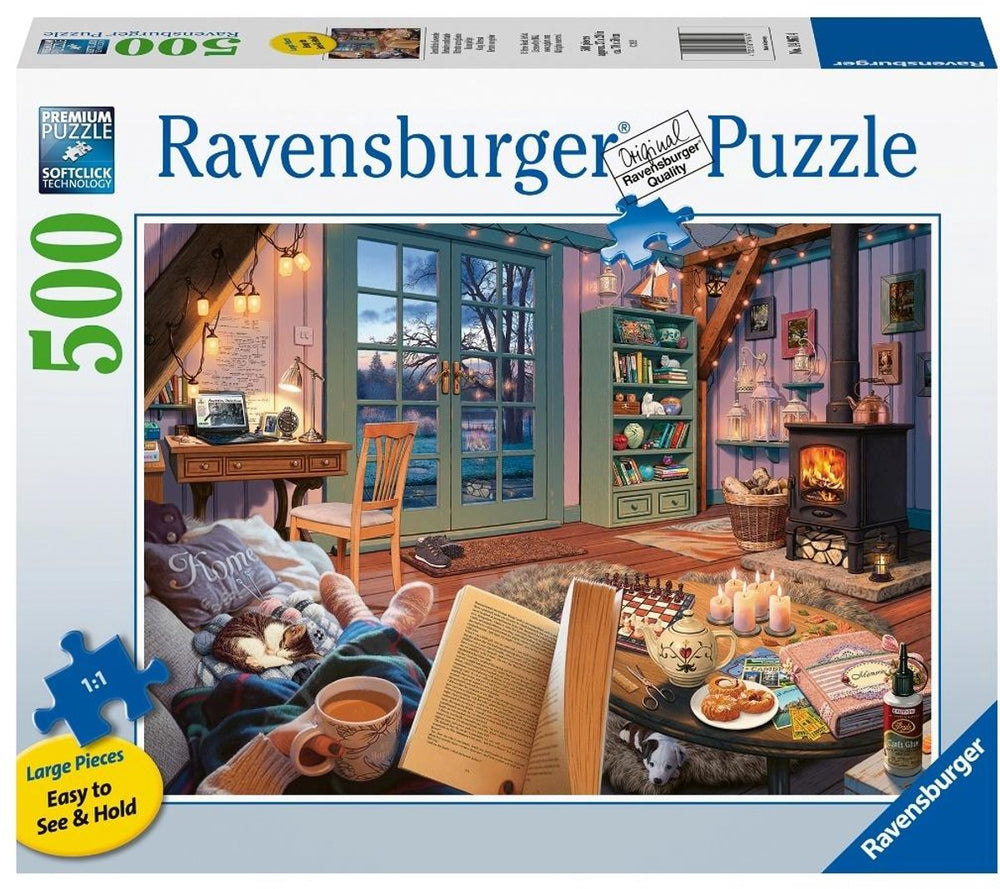 Ravensburger cozy retreat legpuzzel 500 stuk(s) vakantie