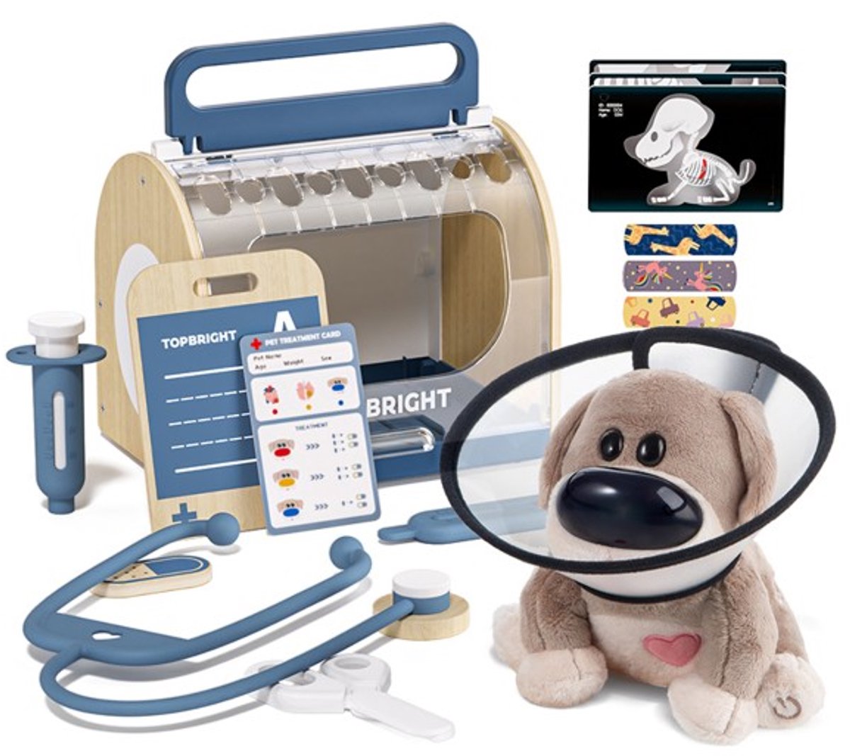 Topbright care pets dr. dog interactieve verzorging knuffel - winner baby innovation award 2026