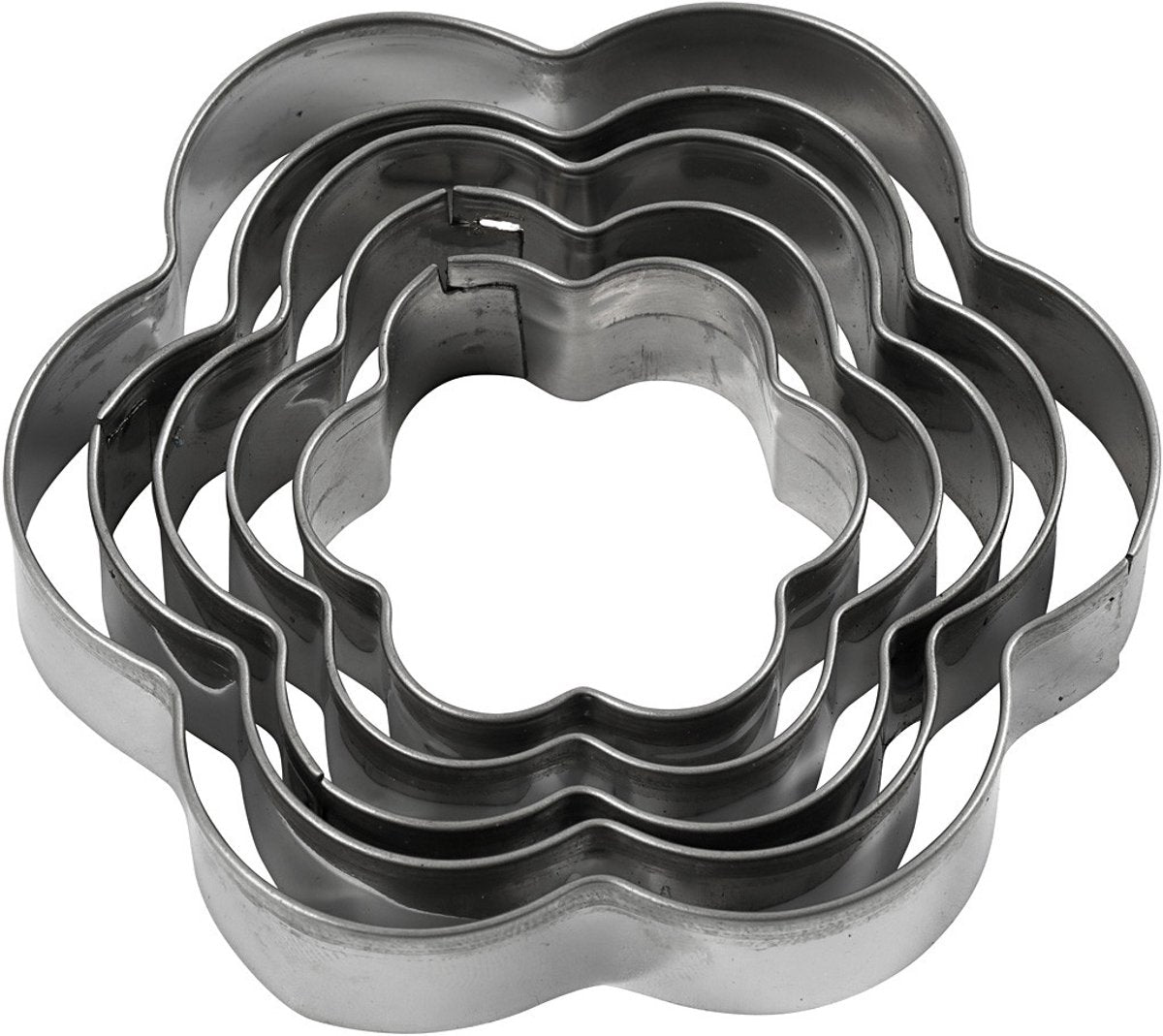 Creativ Company cookie cutters, flower, size 8 cm, 5 pieces 1 box