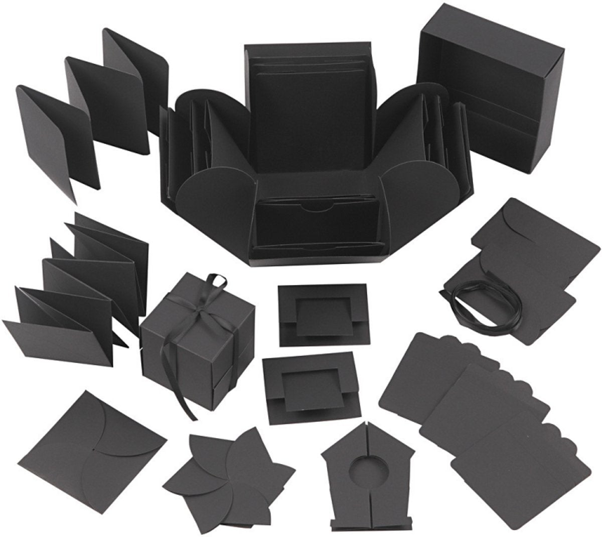 Creative company explosiedoos geschenkdoos zwart set