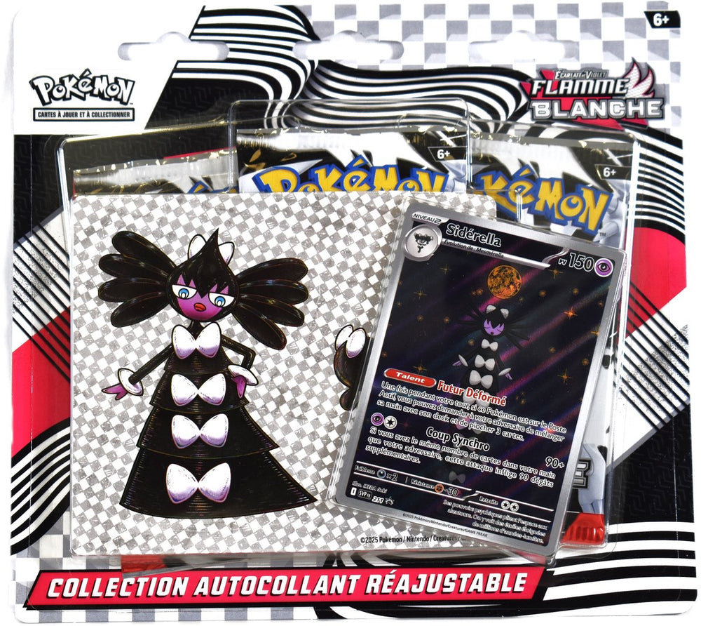 Asmodee pokémon: tech sticker 3-pack flamme blanche, kaartspel, verzamelen, 6 jaar, 10 min, 10 min