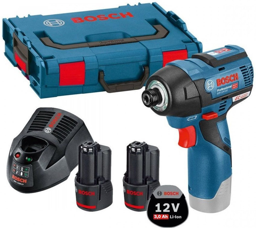 Bosch professional gdr 12v-110 accu slagschroevendraaier 110nm 12v 3.0ah in l-boxx - 06019e0005