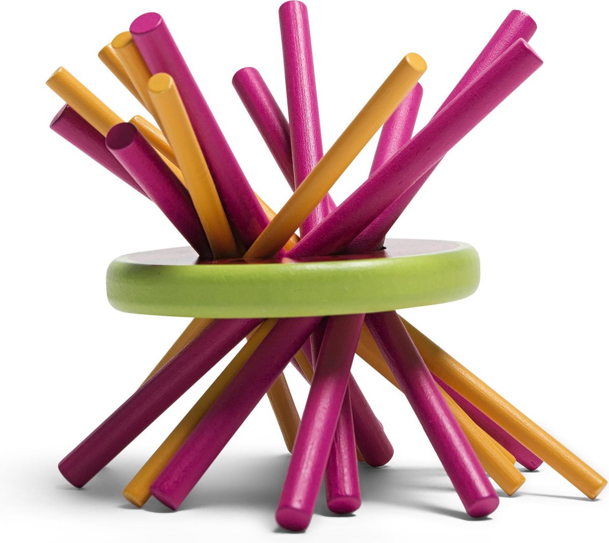 Bs speelgoed mikado meloen houten spel, 31dlg.
