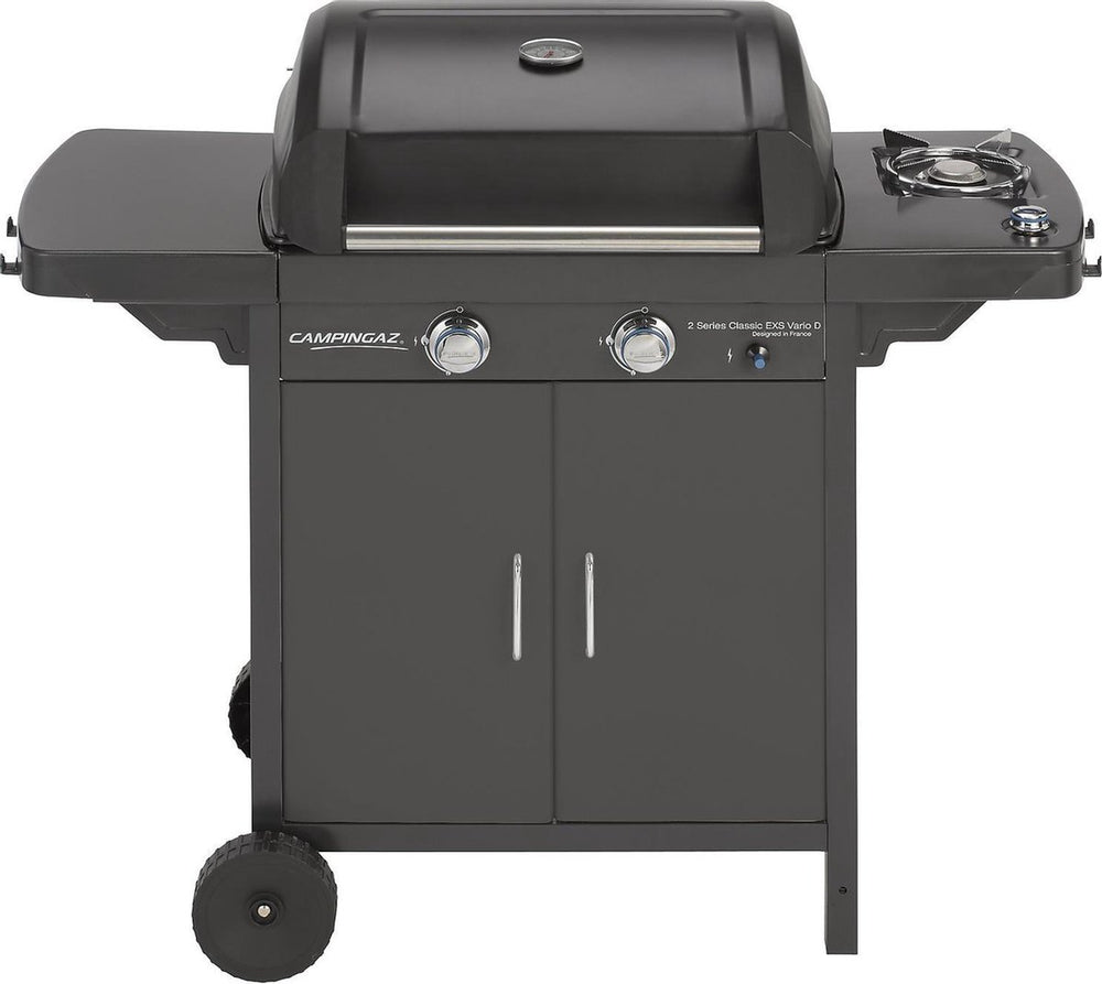 Campingaz 2 series classic exs vario gasbarbecue – compacte bbq – 2,100 cm² kookoppervlak - antraciet