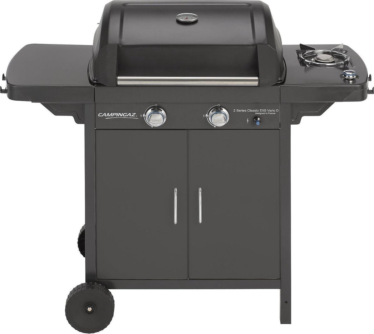 Campingaz 2 series classic exs vario gasbarbecue – compacte bbq – 2,100 cm² kookoppervlak - antraciet