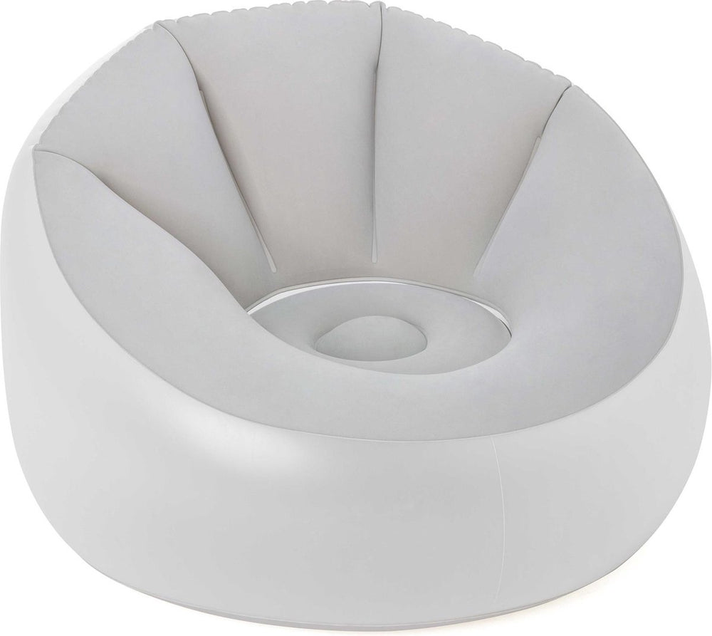 Bestway - opblaasbare stoel - met verlichting - 102x97x71 cm - grijs