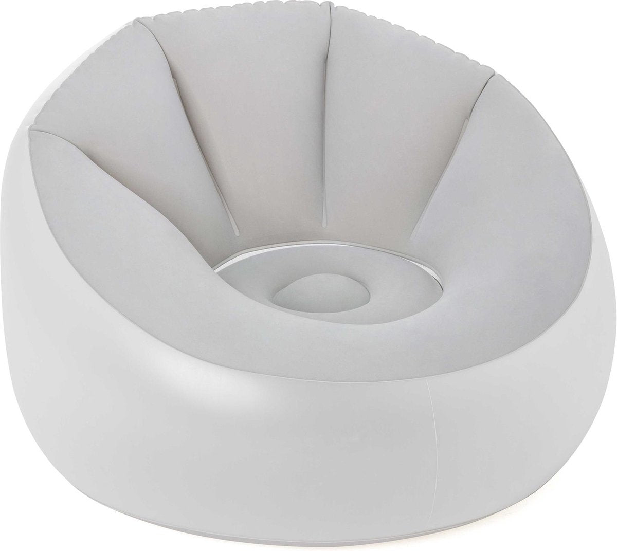 Bestway - opblaasbare stoel - met verlichting - 102x97x71 cm - grijs