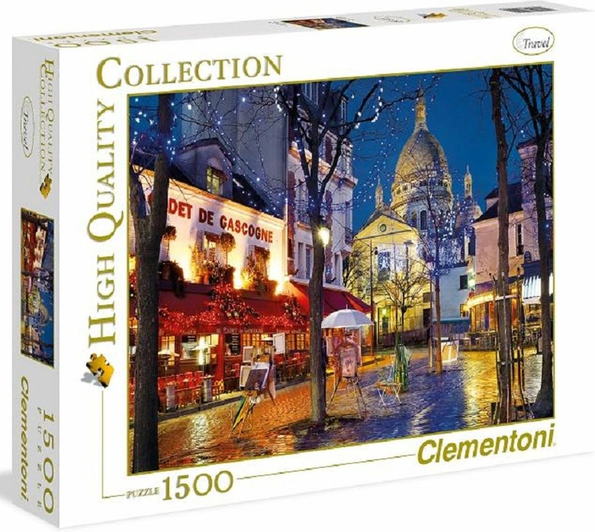 Clementoni legpuzzel Parijs Montmartre, 1500st.