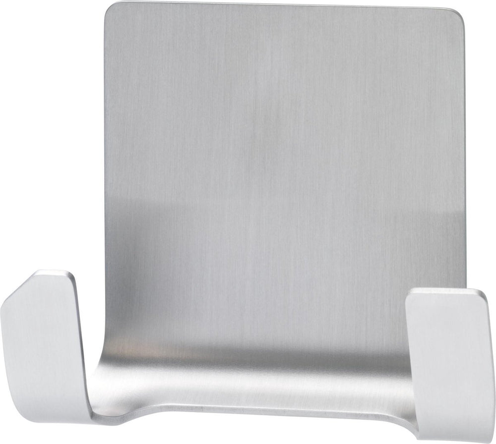 Tesa powerstrips dubbele haak - rvs - ophanghaak - verwijderbare haken - waterproof - badkamerhaak - opplak haak
