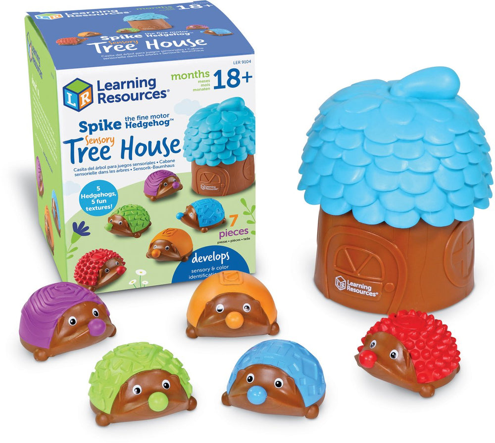 Learning resources motoriek speelgoed - spike fine motor hedgehog sensory tree house. - 3+